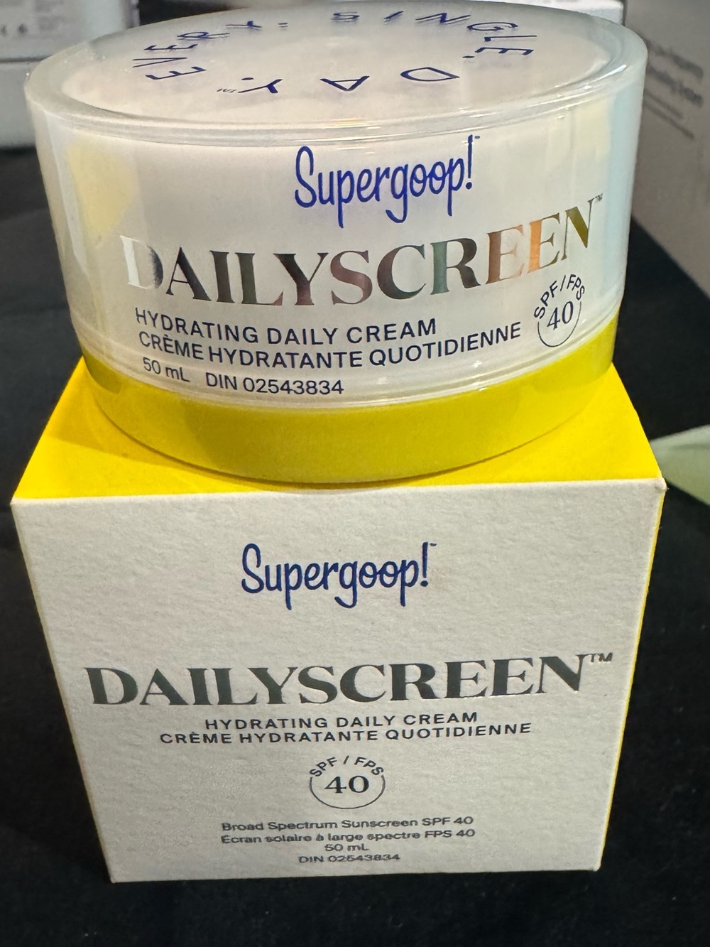 Supergoop! DAILYSCREEN Hydrating Daily Cream SPF 40 (NEW-NEVER USED)